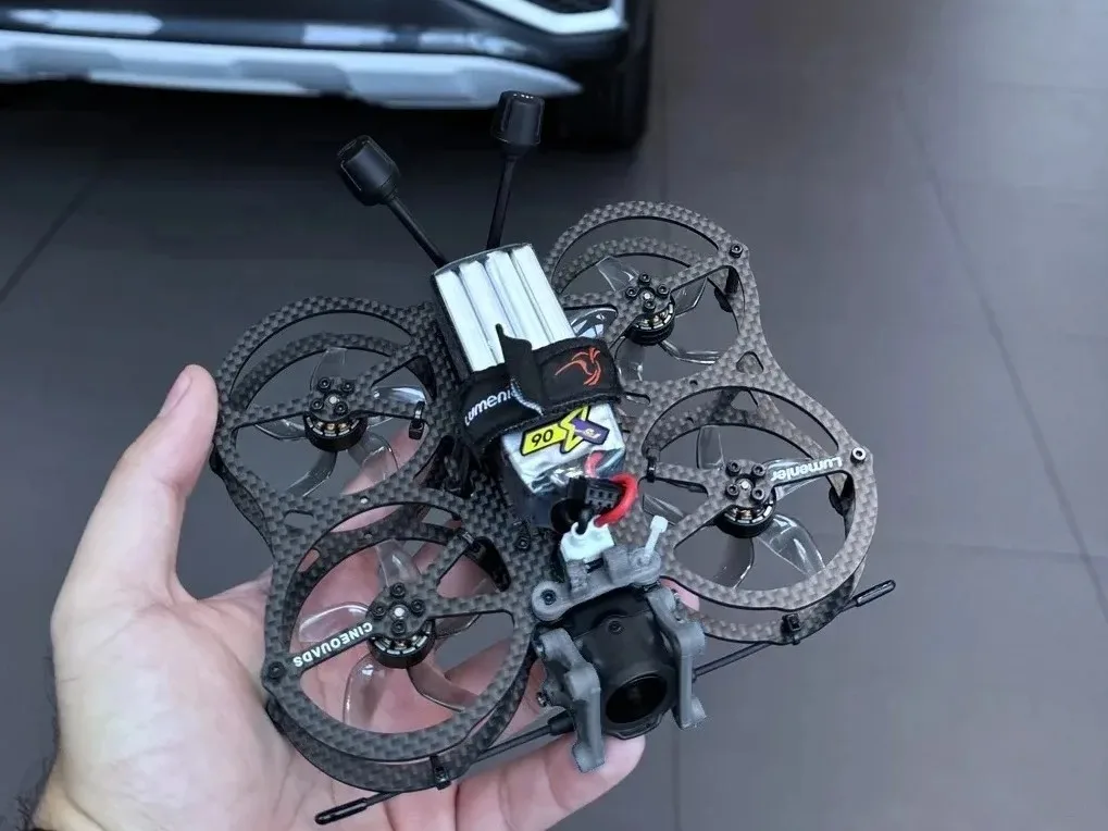 Tiny whoop cinewhoop fpv drone for indoor filming